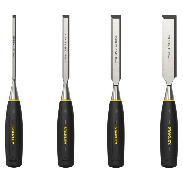 Stanley - 5002 - Set dalti plate, 4  bucati