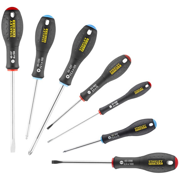 Stanley - FATMAX - Set surubelnite cu profil PZ si plat, 7 bucati Stanley - FATMAX - Set surubelnite cu profil PZ si plat, 7 bucati