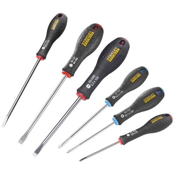 Stanley - FATMAX - Set surubelnite cu profil PZ si plat, 6 bucati Stanley - FATMAX - Set surubelnite cu profil PZ si plat, 6 bucati