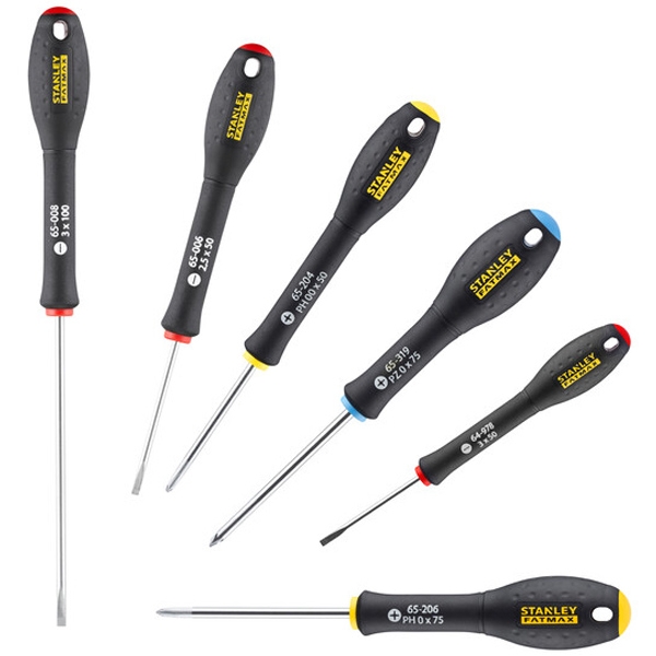 Stanley - FATMAX - Set surubelnite cu profil PH, PZ si plat, 6 bucati