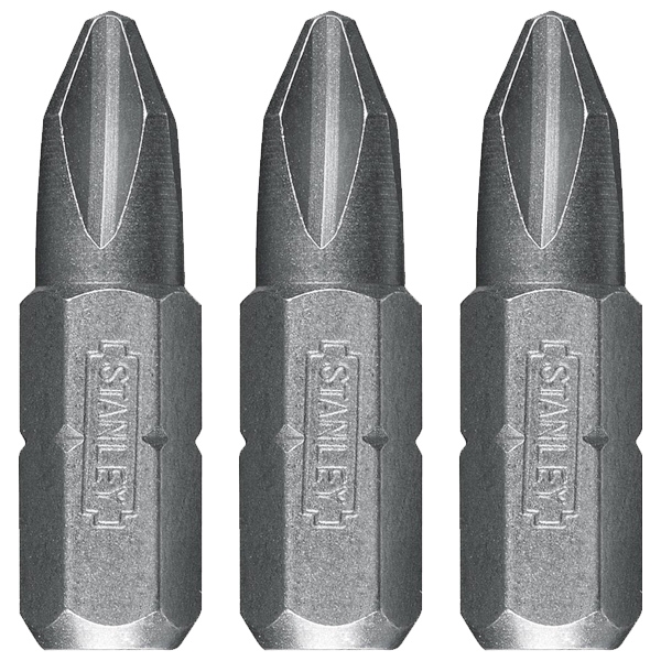 Stanley - 0-68-946 - Set capete de insurubare, profil PH2, 3 bucati