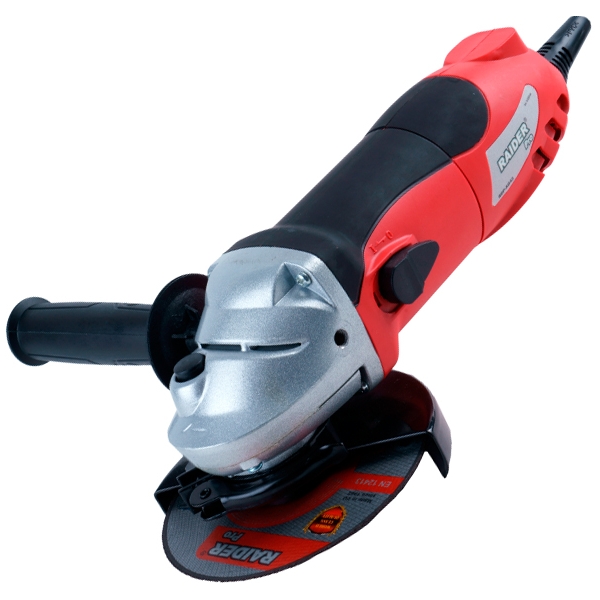 imagine Raider - RDP-AG43 - Polizor unghiular, 910 W, 125 mm, turatie reglabila, protectie repornire
