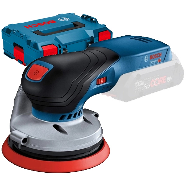 imagine Bosch - GEX 18V-125 - Slefuitor cu excentric fara acumulatori si incarcator, Li-Ion, 18 V, - Ah, 125 mm, valiza speciala