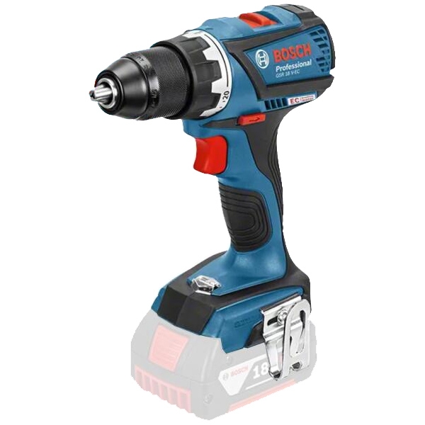 imagine Bosch - GSR 18 V-EC - Masina de gaurit si insurubat fara acumulatori si incarcator, Li-Ion, 18 V, - Ah, 60 Nm