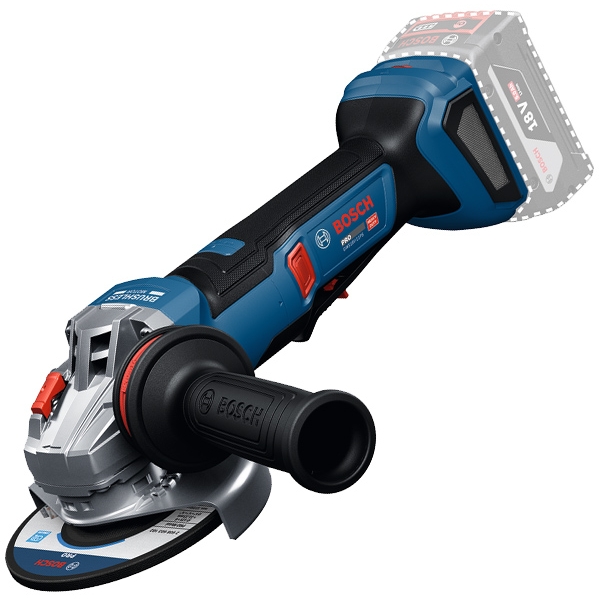imagine Bosch - GWS 18V-11 PS - Polizor unghiular fara acumulatori si incarcator, Li-Ion, 18 V, - Ah, 125 mm