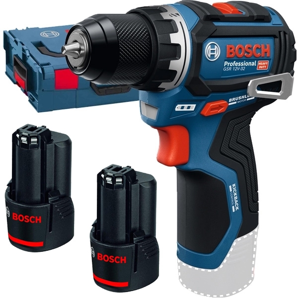 Bosch - GSR 12V-32 - Masina de gaurit si insurubat cu 2 acumulatori, Li-Ion, 12 V, 3 Ah, 32 Nm, valiza speciala Bosch - GSR 12V-32 - Masina de gaurit si insurubat cu 2 acumulatori, Li-Ion, 12 V, 3 Ah, 32 Nm, valiza speciala