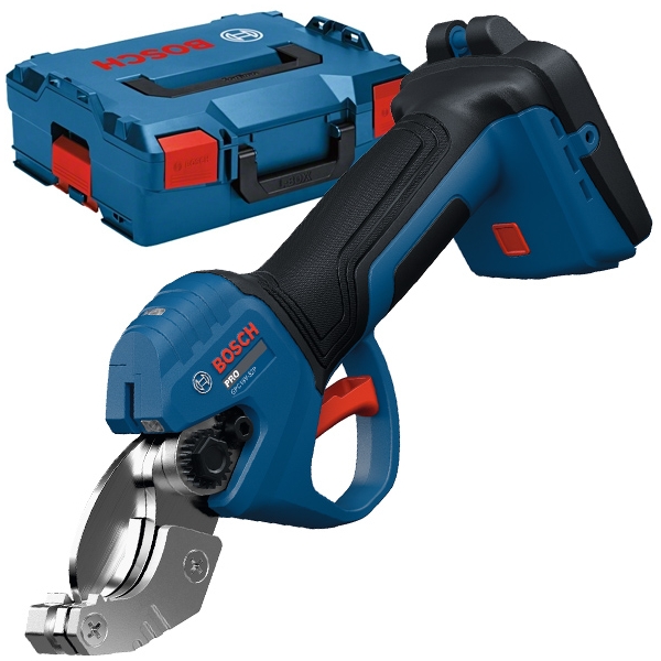imagine Bosch - GPC18V-32P - Cleste de taiat tevi fara acumulatori si incarcator, Li-Ion, 18 V, - Ah, 32 mm, valiza speciala