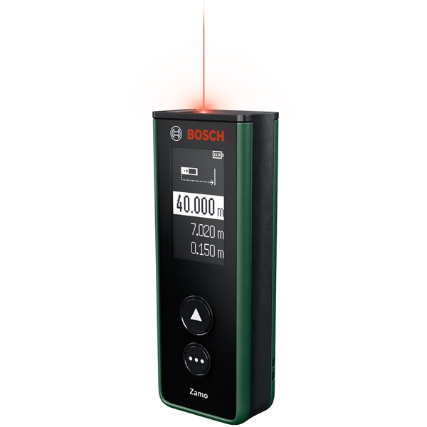 Bosch - Zamo - Telemetru laser, 40 m, +/-2 mm/m, - valori memorate