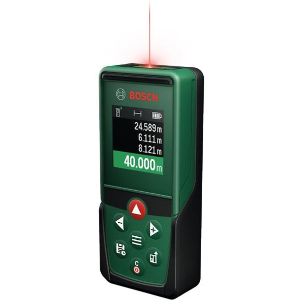 imagine Bosch - PLM40-23 - Telemetru laser, 40 m, +/-2 mm/m, - valori memorate, display color
