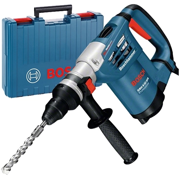 imagine Bosch - GBH 4-32 DFR - Rotopercutor SDS-Plus, 900 W, 4.2 J, mandrina interschimbabila, valiza plastic