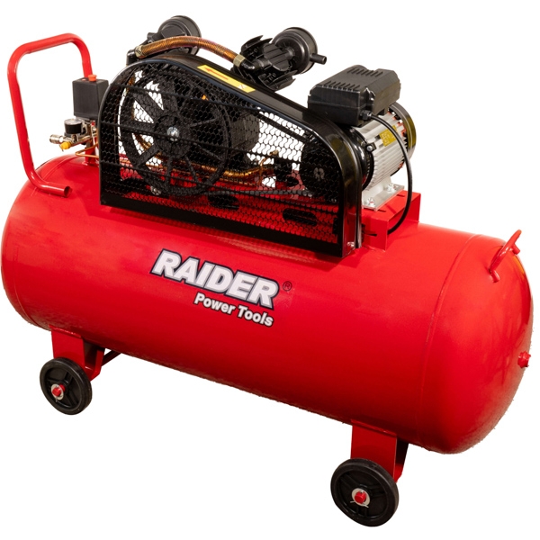 Raider - RD-AC19 - Compresor, cu ulei, 2200 W, 200 l, 250 l/min, 8 bar Raider - RD-AC19 - Compresor, cu ulei, 2200 W, 200 l, 250 l/min, 8 bar
