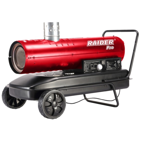 Raider - RDP-IDSH30 - Tun de caldura pe motorina, 30 kW, 1100 m3/h, 50 l, ardere indirecta, monofazat Raider - RDP-IDSH30 - Tun de caldura pe motorina, 30 kW, 1100 m3/h, 50 l, ardere indirecta, monofazat