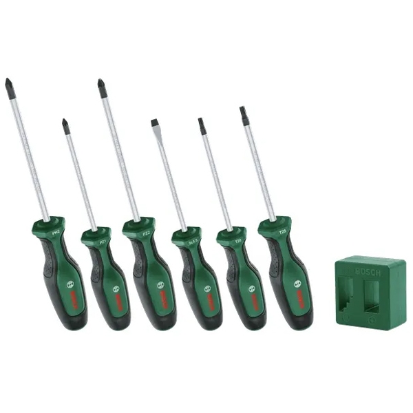 imagine Bosch - 1600A02W7L - Set surubelnite cu profil PH, PZ si torx, 7 bucati