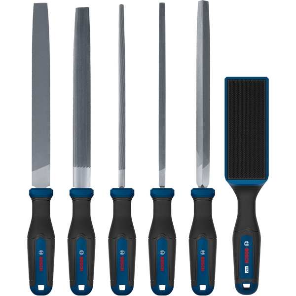 imagine Bosch - PRO - Set pile mixte, 200-230  mm, dantura mixta, 6  bucati, maner