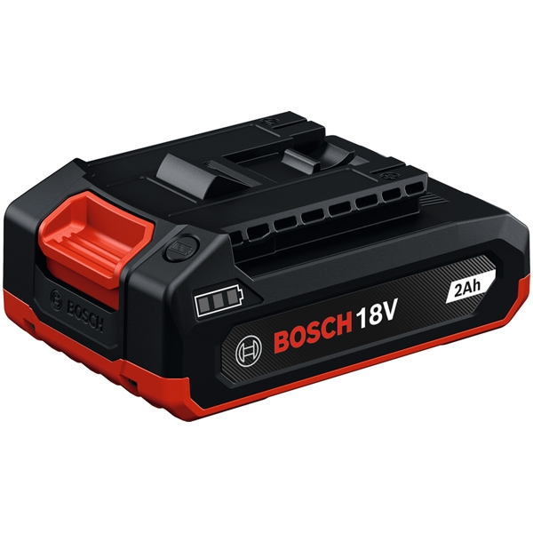 Bosch - GBA 18V-20 - Acumulator, Li-Ion, 18 V, 2 Ah, indicator nivel incarcare Bosch - GBA 18V-20 - Acumulator, Li-Ion, 18 V, 2 Ah, indicator nivel incarcare