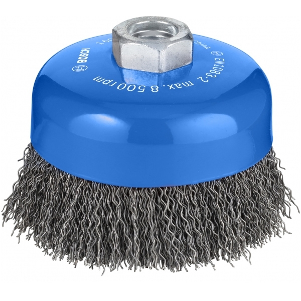 imagine Bosch - PRO Metal clean - Perie oala,  100x0.5 mm, fir ondulat, otel