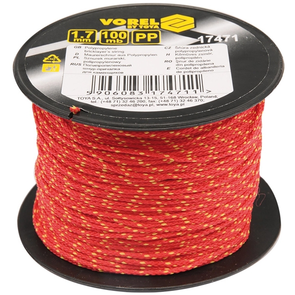 imagine Vorel - 17471 - Snur zidarie, 100 m, 1.7 mm