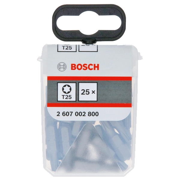 imagine Bosch - 2607002800 - Set capete de insurubare, profil T25, 25 bucati