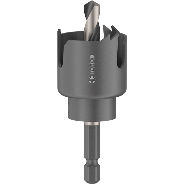 imagine Bosch - Wood and Drywall - Carota pentru lemn, 30  mm, tija hexagonala, adaptor cu burghiu de centrare