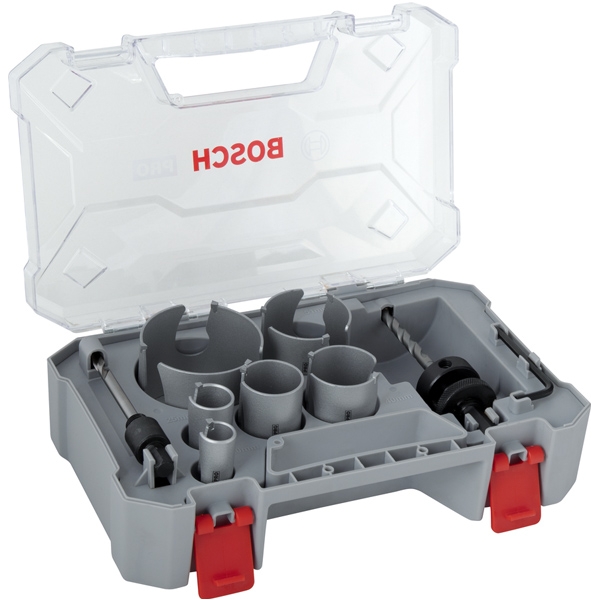 imagine Bosch - PRO Construction Material - Set carote, TCT, 20-68  mm, 9  bucati