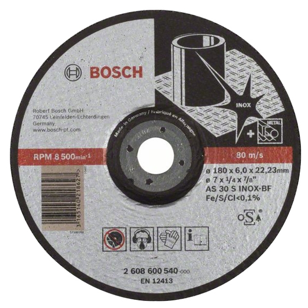imagine Bosch - Expert for Inox - Disc polizare inox, 180x22.2x6  mm