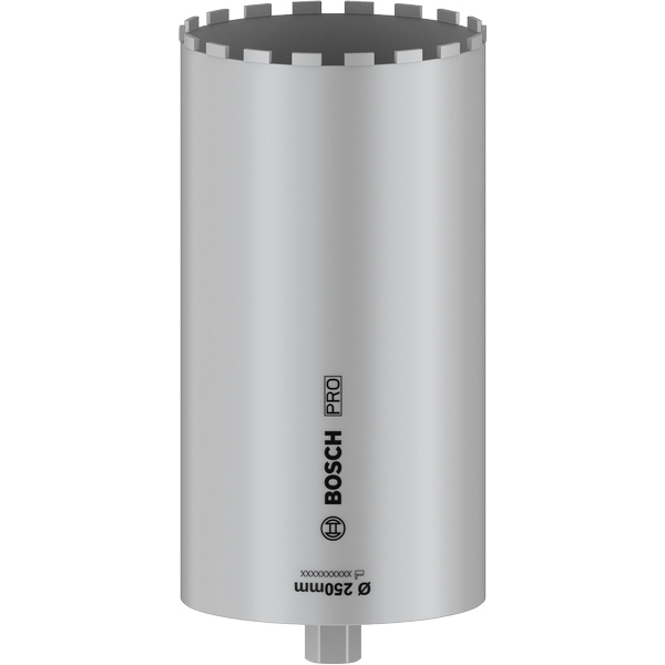 imagine Bosch - PRO Core Cutter wet - Carota beton cu coroana diamantata, 250x450 mm, gaurire umeda, filet 1.1/4 inch UNC