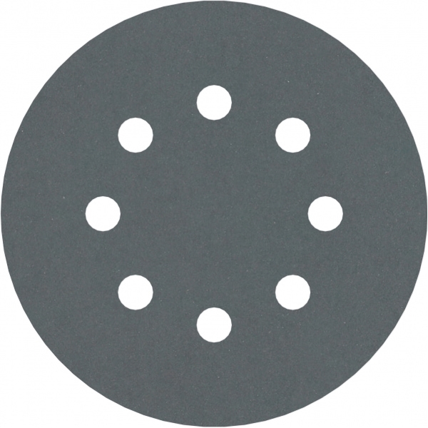 imagine Bosch - PRO F355 - Set foi abrazive rotunde, 125 mm, granulatie 600, 8 gauri, 5 bucati