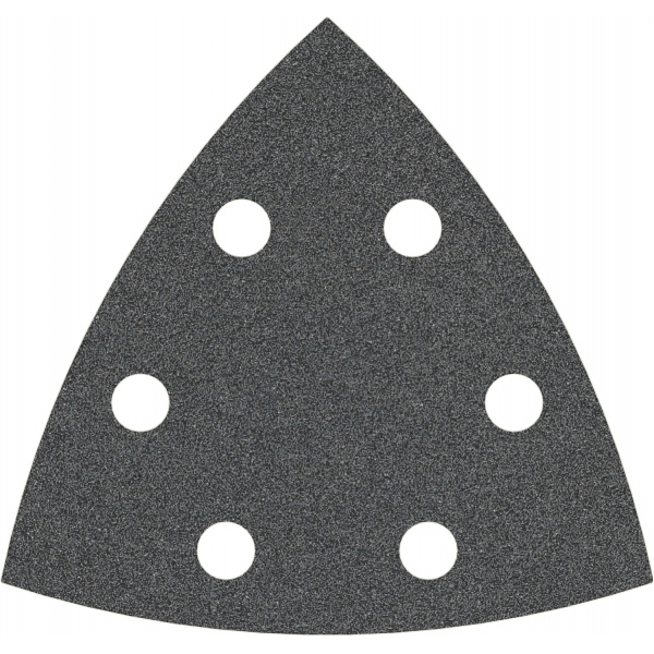 imagine Bosch - PRO F355 - Set foi abrazive delta,  93x93x93 mm, granulatie 80, 6 gauri, 5  bucati