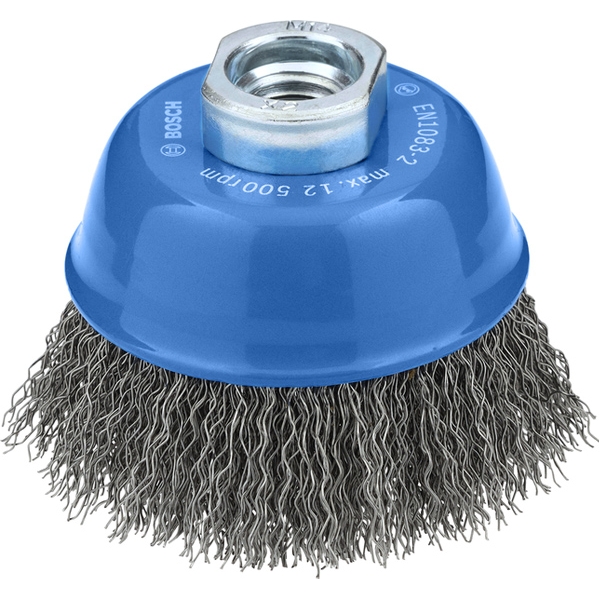 imagine Bosch - Metal Clean - Perie oala,  75x0.3 mm, fir ondulat, otel