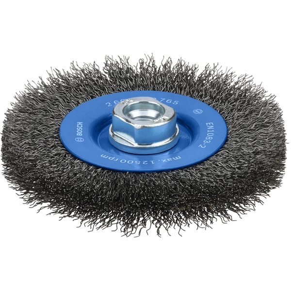 imagine Bosch - Metal Clean - Perie disc,  115x0.3 mm, fir ondulat, otel