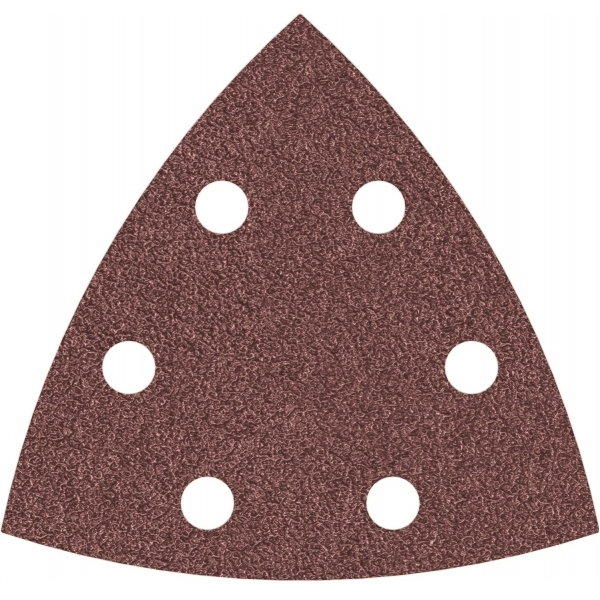 imagine Bosch - PRO F460 - Set foi abrazive delta,  93x93x93 mm, granulatie 40, 6 gauri, 5  bucati