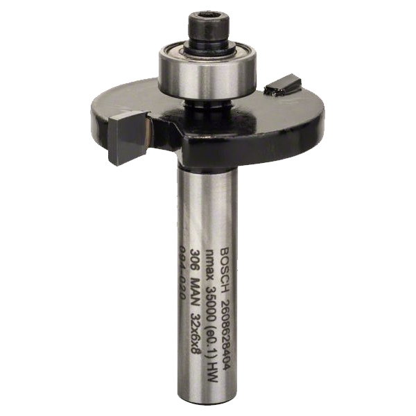 imagine Bosch - Standard for Wood - Freza disc,  32x6x51 mm, tija 8 mm, lemn