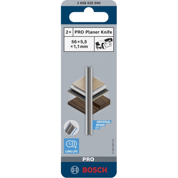 imagine Bosch - PRO Planer Knife - Cutit pentru rindea, 56 mm, 2 bucati, -