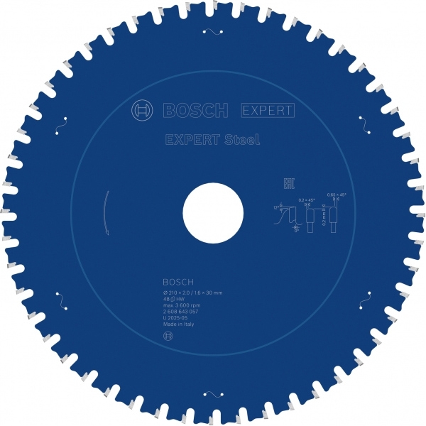 imagine Bosch - EXPERT Steel - Panza cu carburi metalice, 210x30x2  mm, 48 dinti