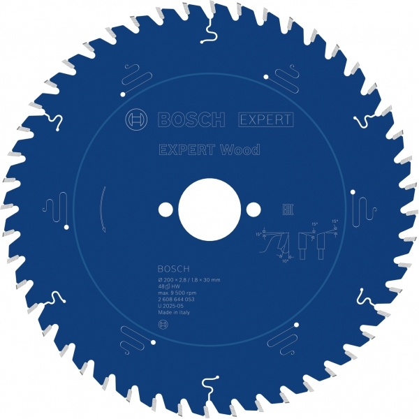 imagine Bosch - EXPERT Wood - Panza fierastrau circular, lemn, 200x30x2.8 mm, 48 dinti