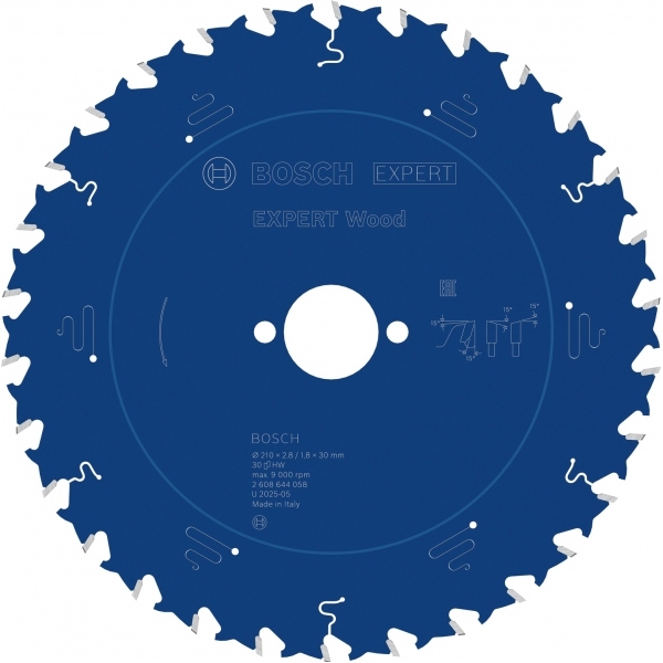 imagine Bosch - EXPERT Wood - Panza fierastrau circular, lemn, 210x30x2.8 mm, 30 dinti