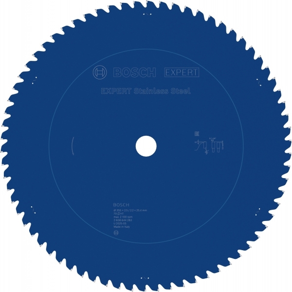 imagine Bosch - EXPERT Stainless Steel - Panza cu carburi metalice, 355x25.4x2.5  mm, 70 dinti