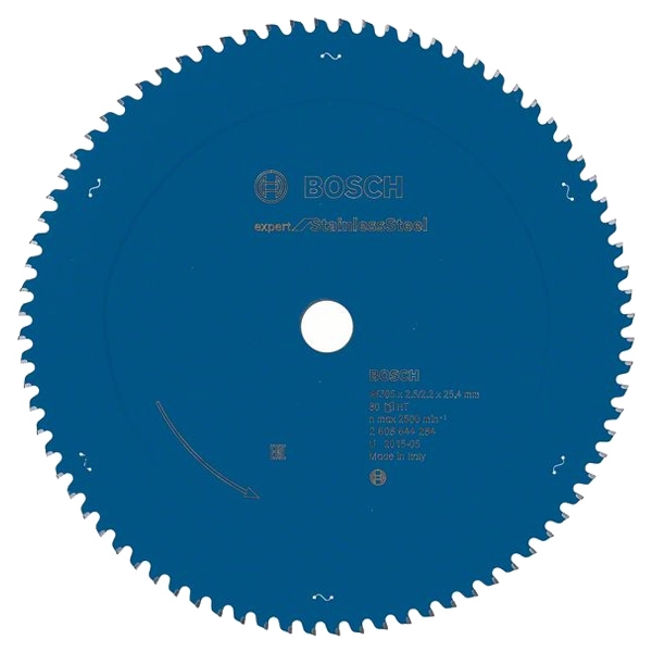 imagine Bosch - Expert for Stainless Steel - Panza cu carburi metalice, 305x25.4x2.5  mm, 80 dinti