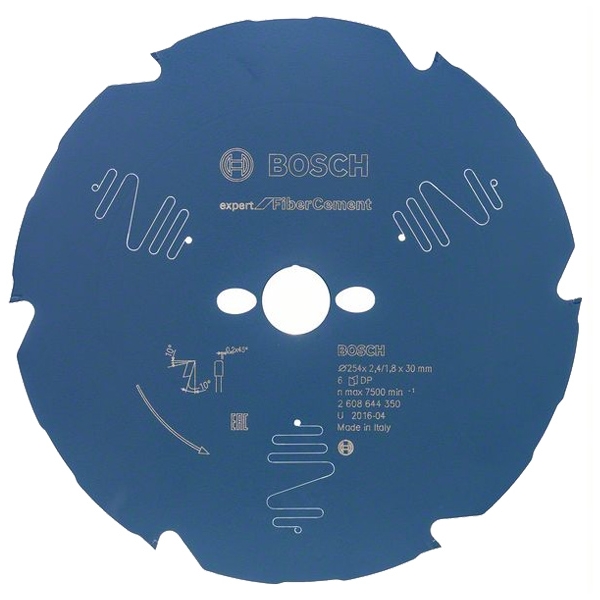 imagine Bosch - Expert for Fiber Cement - Panza fierastrau circular, fibrociment, 254x30x2.4 mm, 6 dinti