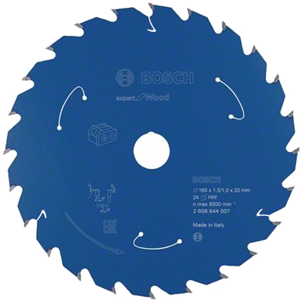 imagine Bosch - Expert for Wood - Panza fierastrau circular, lemn, 165x20x1.5 mm, 24 dinti