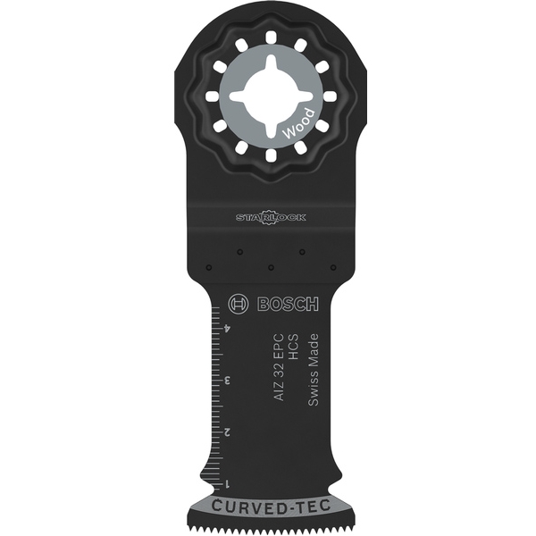 imagine Bosch - AIZ 32 EPC - Accesoriu multicutter, Starlock, taiere, 32x60 mm, lemn