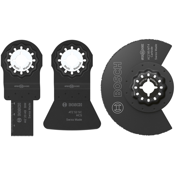 imagine Bosch - Tiling Set - Set 3 accesorii multicutter, mixt, Starlock