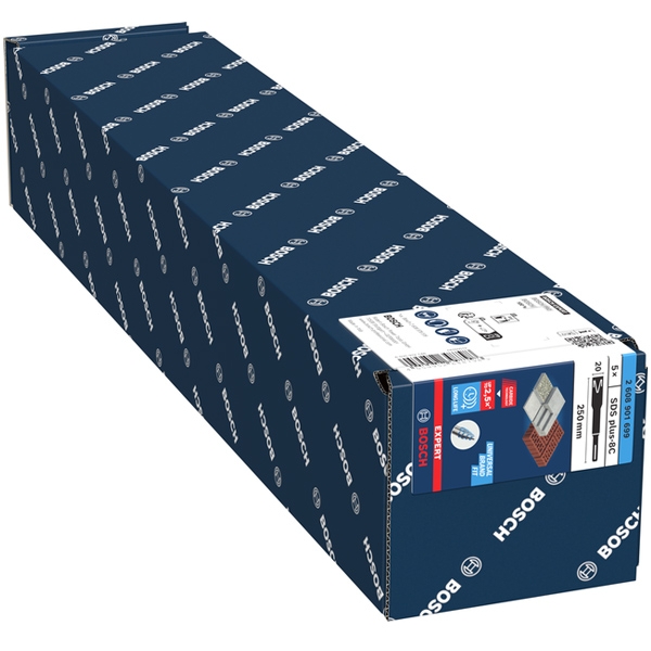 imagine Bosch - EXPERT SDS plus-8C - Set dalti, SDS-Plus, 250 mm, 5 bucati