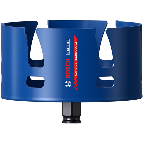 imagine Bosch - EXPERT Construction Material Power Change Plus - Carota multimaterial, prindere rapida, 127x60 mm