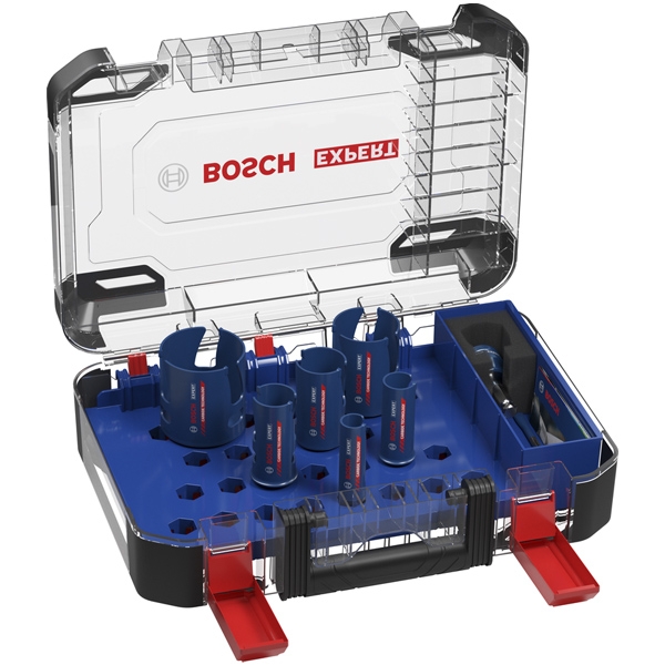 imagine Bosch - EXPERT Construction Material Power Change Plus - Set carote, zidarie, 20-64  mm, 10  bucati