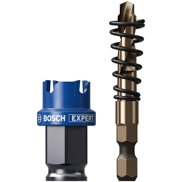 imagine Bosch - EXPERT Sheet Metal Power Change Plus - Carota pentru tabla cu prindere rapida, 20x5 mm, tabla din otel, tabla din otel inoxidabil