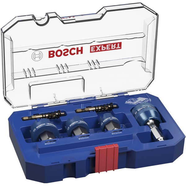 imagine Bosch - EXPERT Sheet Metal Power Change Plus - Set carote, tabla, 22-32  mm, 6  bucati