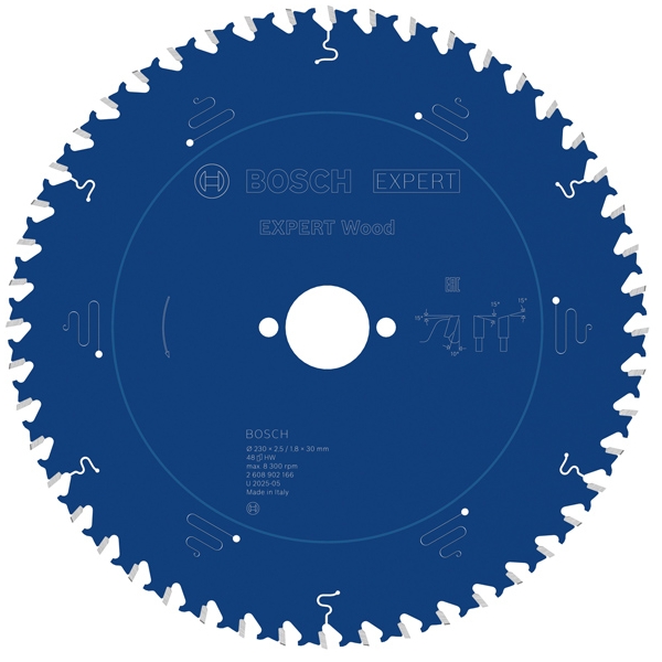 imagine Bosch - EXPERT Wood - Panza fierastrau circular, lemn, 230x30x2.5 mm, 48 dinti