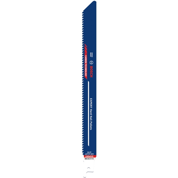 imagine Bosch - EXPERT Hard Nail Pallets S1123CHM - Set panze fierastrau sabie, CT, 225 mm, 8 dinti/inch, dantura standard, 1 bucata