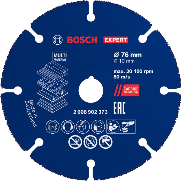 Bosch - EXPERT Multi Material - Disc taiere multimaterial, 76x10x- mm, 1 buc Bosch - EXPERT Multi Material - Disc taiere multimaterial, 76x10x- mm, 1 buc
